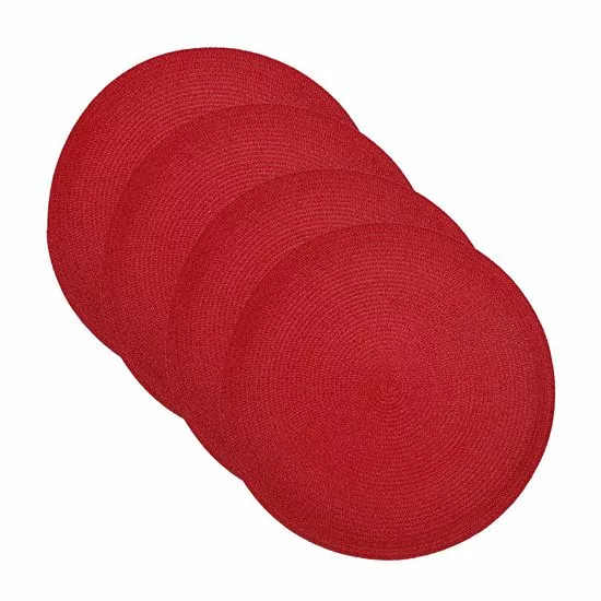 Food Network™ Round Placemat 4-pk. Coral 13 Food Network™ Round Placemat 4-pk. Coral - Image 11