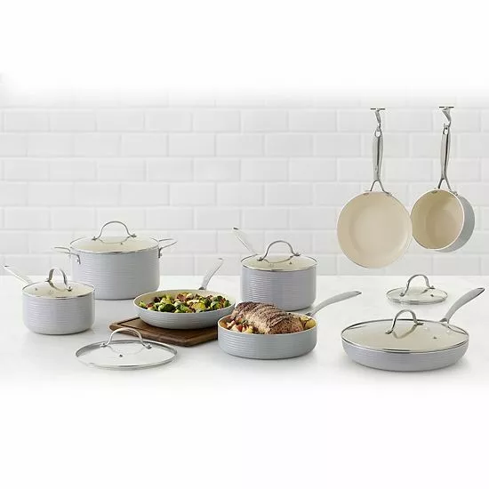 Food Network™ Farmstead 14-pc. Nonstick Ceramic Cookware Set 4 Food Network™ Farmstead 14-pc. Nonstick Ceramic Cookware Set - Image 2