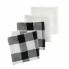 Food Network™ Black & White Buffalo Check Dishcloth 4-pk. 1 Food Network™ Black & White Buffalo Check Dishcloth 4-pk. -Food Network Shop unnamed file 1167
