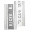 Food Network™ Sentiment Kitchen Towel 2-pack Red
