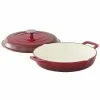 Food Network™ 3.5-qt. Enameled Cast-Iron Braiser With Lid Red 2 Food Network™ 3.5-qt. Enameled Cast-Iron Braiser With Lid Red -Food Network Shop unnamed file 122