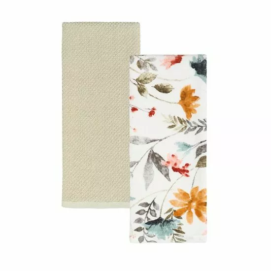 Food Network™ Growing Roots Floral Kitchen Towel 2-pk. 3 Food Network™ Growing Roots Floral Kitchen Towel 2-pk.