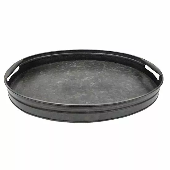 Food Network™ Galvanized Metal Serving Tray 4 Food Network™ Galvanized Metal Serving Tray - Image 2
