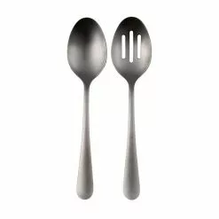 Food Network™ 2-pc. Flat Iron Serving Spoon & Slotted Spoon Set