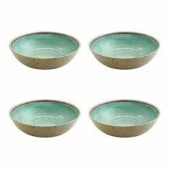 Food Network™ 4-pc. Melamine Dinner Bowl Set Aqua