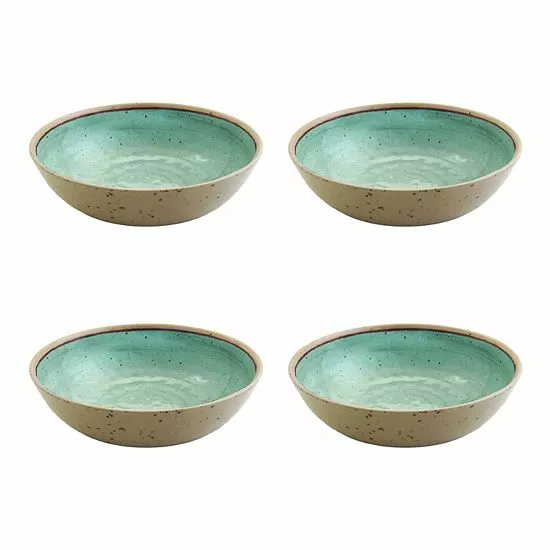 Food Network™ 4-pc. Melamine Dinner Bowl Set Aqua 3 Food Network™ 4-pc. Melamine Dinner Bowl Set Aqua