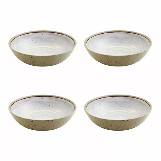 Food Network™ 4-pc. Melamine Dinner Bowl Set Aqua 5 Food Network™ 4-pc. Melamine Dinner Bowl Set Aqua - Image 3