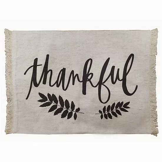 Food Network™ Thankful Fringe Placemat 3 Food Network™ Thankful Fringe Placemat