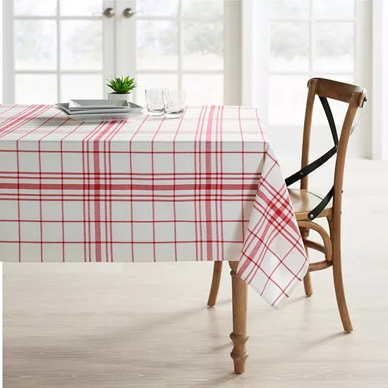 Food Network™ Woven Plaid Picnic Tablecloth 5 Food Network™ Woven Plaid Picnic Tablecloth - Image 3