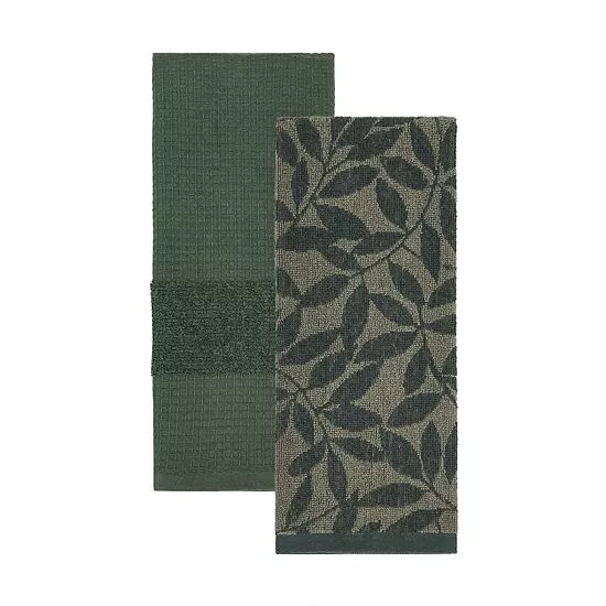 Food Network™ Jacquard Leaves Kitchen Towel 2-pk. Sycamore 3 Food Network™ Jacquard Leaves Kitchen Towel 2-pk. Sycamore