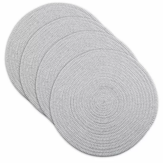 Food Network™ Braided Gray Placemat 4-pk. 3 Food Network™ Braided Gray Placemat 4-pk.