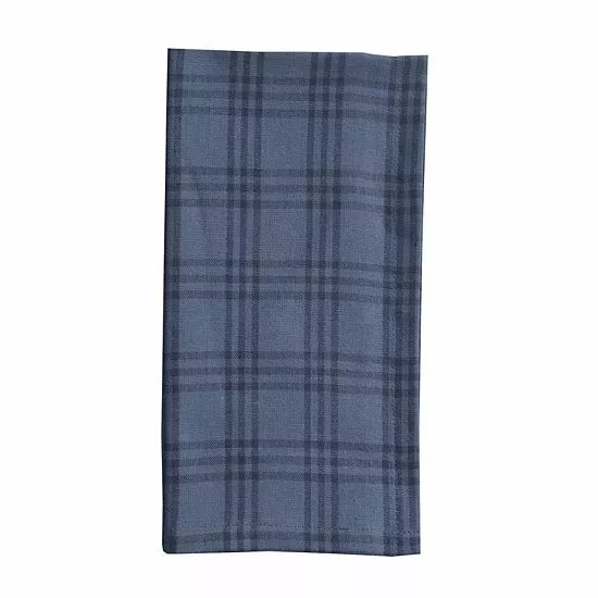 Food Network™ Blue Check Woven Dinner Napkin 4-pk. 4 Food Network™ Blue Check Woven Dinner Napkin 4-pk. - Image 2