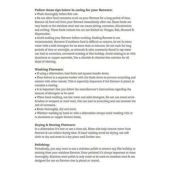 Food Network™ 4-pc. Flat Iron Dinner Spoon Set 5 Food Network™ 4-pc. Flat Iron Dinner Spoon Set - Image 3