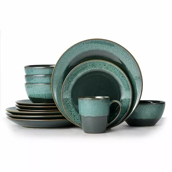 Food Network™ Bellevue 16-pc. Dinnerware Set Green 5 Food Network™ Bellevue 16-pc. Dinnerware Set Green - Image 3