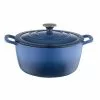 Food Network™ 3.5-qt. Ombre Enameled Cast-Iron Dutch Oven Navy