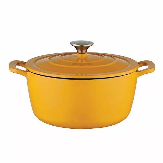 Food Network™ 5-qt. Enameled Cast-Iron Dutch Oven Gray Ombre 10 Food Network™ 5-qt. Enameled Cast-Iron Dutch Oven Gray Ombre - Image 8