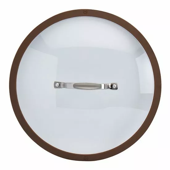 Food Network™ Textured Titanium 12-in. Nonstick Covered Deep Skillet Gray 5 Food Network™ Textured Titanium 12-in. Nonstick Covered Deep Skillet Gray - Image 3