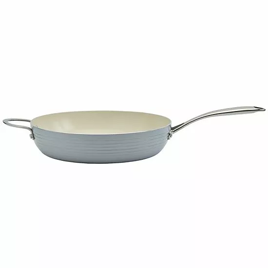Food Network™ Farmstead 12-in. Covered Deep Skillet Gray 6 Food Network™ Farmstead 12-in. Covered Deep Skillet Gray - Image 4