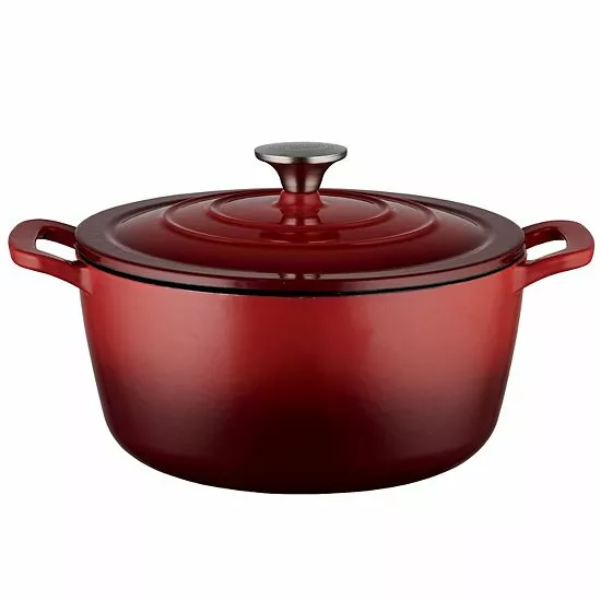 Food Network™ 5-qt. Enameled Cast-Iron Dutch Oven Gray Ombre 13 Food Network™ 5-qt. Enameled Cast-Iron Dutch Oven Gray Ombre - Image 11