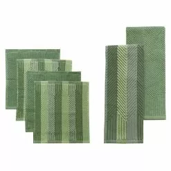 Food Network™ Striped Kitchen Towel & Dishcloth Multi-Pack Aqua 12 Food Network™ Striped Kitchen Towel & Dishcloth Multi-Pack Aqua -Food Network Shop unnamed file 378