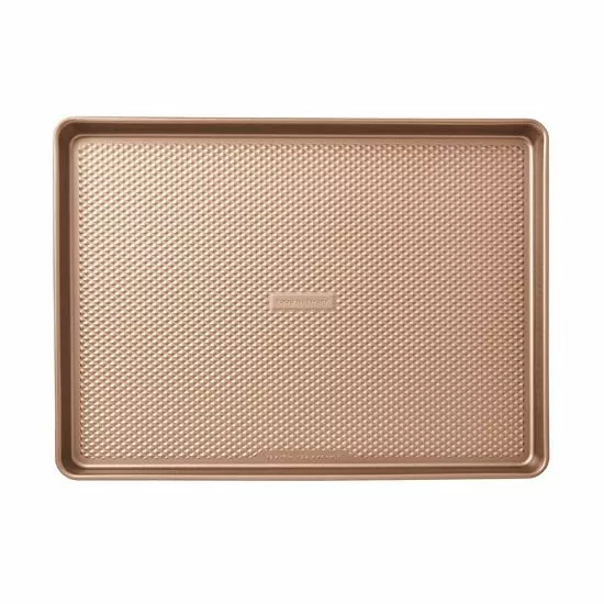 Food Network™ Textured Performance Series 13" X 18" Nonstick Baking Sheet Bronze 5 Food Network™ Textured Performance Series 13" X 18" Nonstick Baking Sheet Bronze - Image 3