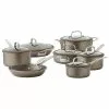 Food Network™ 14-pc. Textured Titanium Nonstick Cookware Set