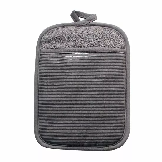 Food Network™ Striped Silicone Pot Holder Aqua 6 Food Network™ Striped Silicone Pot Holder Aqua - Image 4