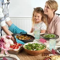 Food Network™ Stripe Silicone Oven Mitt Black -Food Network Shop unnamed file 513