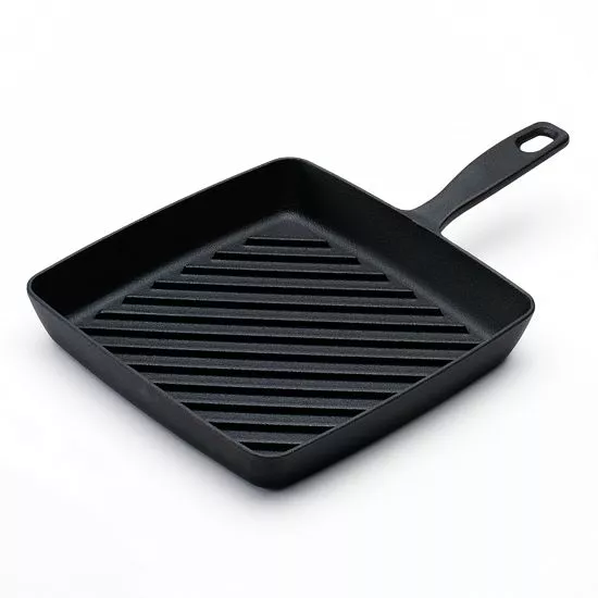 Food Network™ 9.8-in. Pre-Seasoned Cast-Iron Grill Pan 3 Food Network™ 9.8-in. Pre-Seasoned Cast-Iron Grill Pan