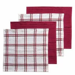 Food Network™ Plaid Dishcloth 4-pk. Aqua -Food Network Shop unnamed file 588