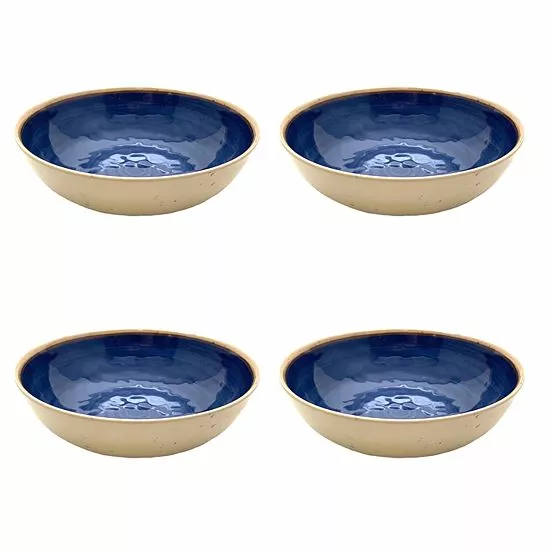 Food Network™ 4-pc. Melamine Cereal Bowl Set Blue 4 Food Network™ 4-pc. Melamine Cereal Bowl Set Blue - Image 2