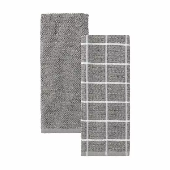 Food Network™ Windowpane Grid Kitchen Towel 2-pk. Red 3 Food Network™ Windowpane Grid Kitchen Towel 2-pk. Red