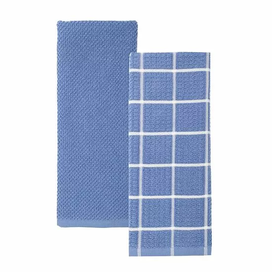 Food Network™ Windowpane Grid Kitchen Towel 2-pk. Red 7 Food Network™ Windowpane Grid Kitchen Towel 2-pk. Red - Image 5