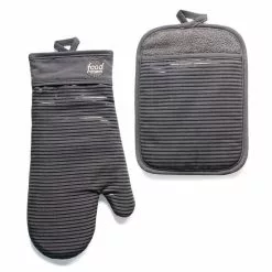 Food Network™ Silicone Oven Mitt & Pot Holder Set Royal Blue - Tornado