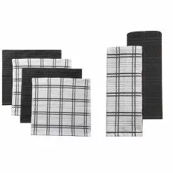 Food Network™ Plaid Kitchen Towel & Dishcloth Multi-Pack Khaki -Food Network Shop unnamed file 703