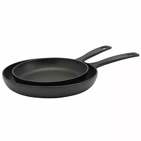 Food Network™ 2-pc. Pre-Seasoned Cast-Iron Skillet Set 3 Food Network™ 2-pc. Pre-Seasoned Cast-Iron Skillet Set