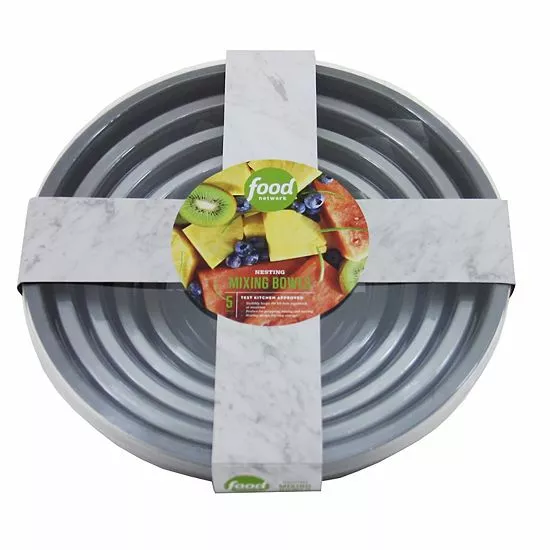 Food Network™ 5-pc. Nesting Mixing Bowl Set 6 Food Network™ 5-pc. Nesting Mixing Bowl Set - Image 4