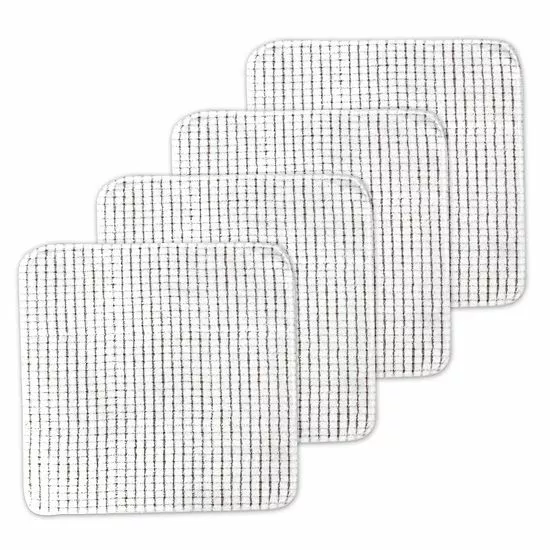 Food Network™ Terry Dish Scrubber 4-pk. Gray 3 Food Network™ Terry Dish Scrubber 4-pk. Gray