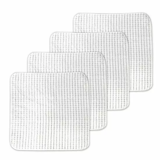 Food Network™ Terry Dish Scrubber 4-pk. Gray 6 Food Network™ Terry Dish Scrubber 4-pk. Gray - Image 4