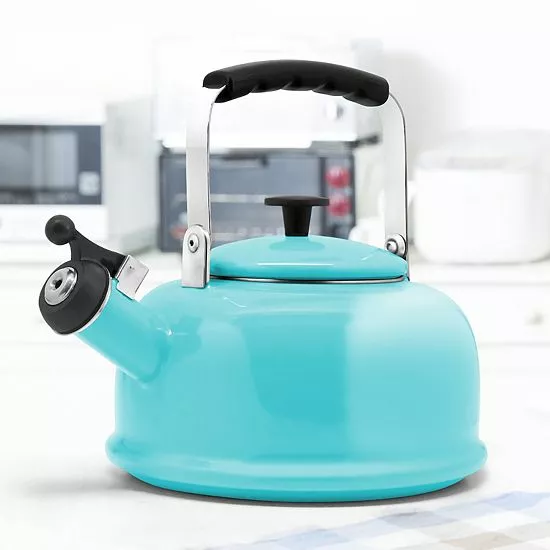 Food Network™ Rosie Whistling Tea Kettle Aqua 4 Food Network™ Rosie Whistling Tea Kettle Aqua - Image 2