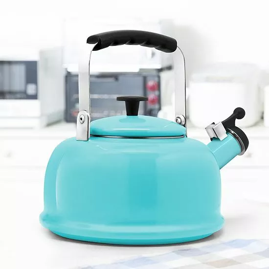 Food Network™ Rosie Whistling Tea Kettle Aqua 5 Food Network™ Rosie Whistling Tea Kettle Aqua - Image 3